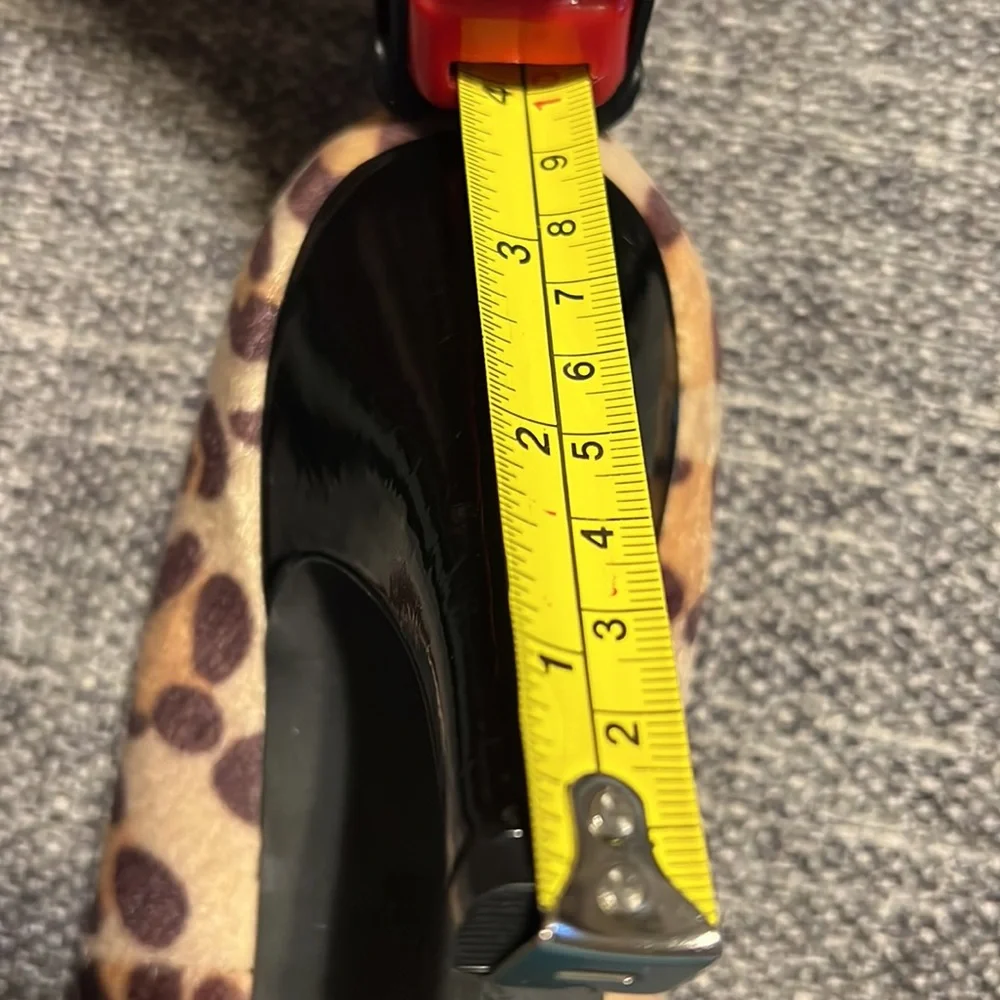 FERGALICIOUS by FERGIE  UTOPIA LEOPARD FAUX FUR HEELS